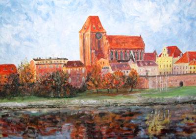 european cityscape painting by Kamila Kokoszynska