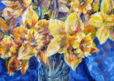 daffodils painting