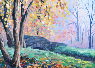 fall park painting