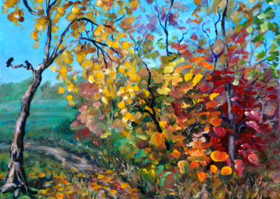 fall landscape painting