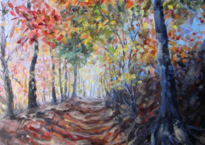 fall path painting