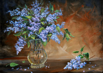 lilacs painting