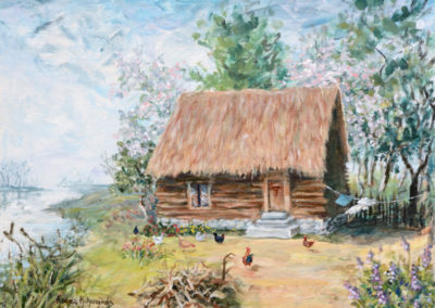 rural landscape painting
