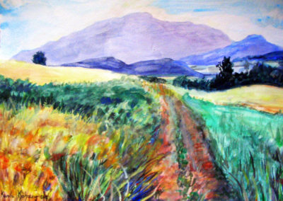 impressionist rural landscape painting